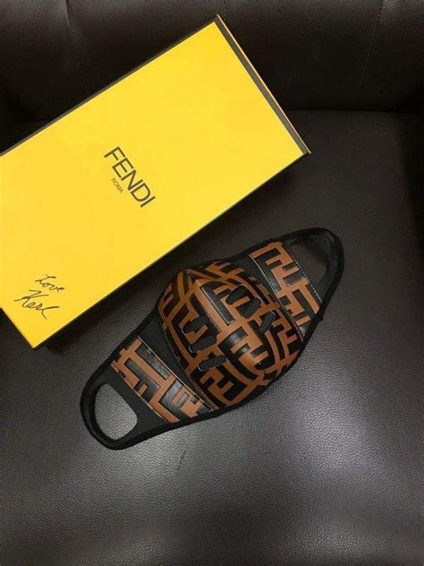 fendi leather face mask|Fendi t shirts.